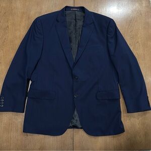 Peter Millar 44R Navy Aqua Nanoluxe Jacket Sport Coat 100% wool